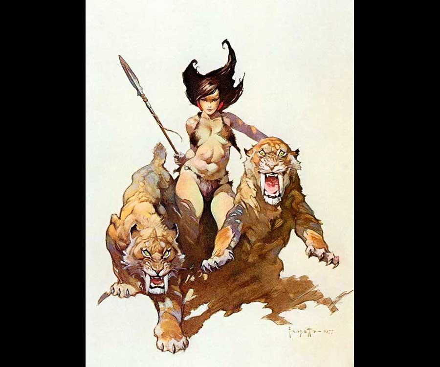 Frank Frazetta on Markus Walter's blog There Is A Rumor About Art