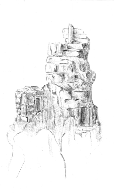 Markus Walter's castle ruin sketch