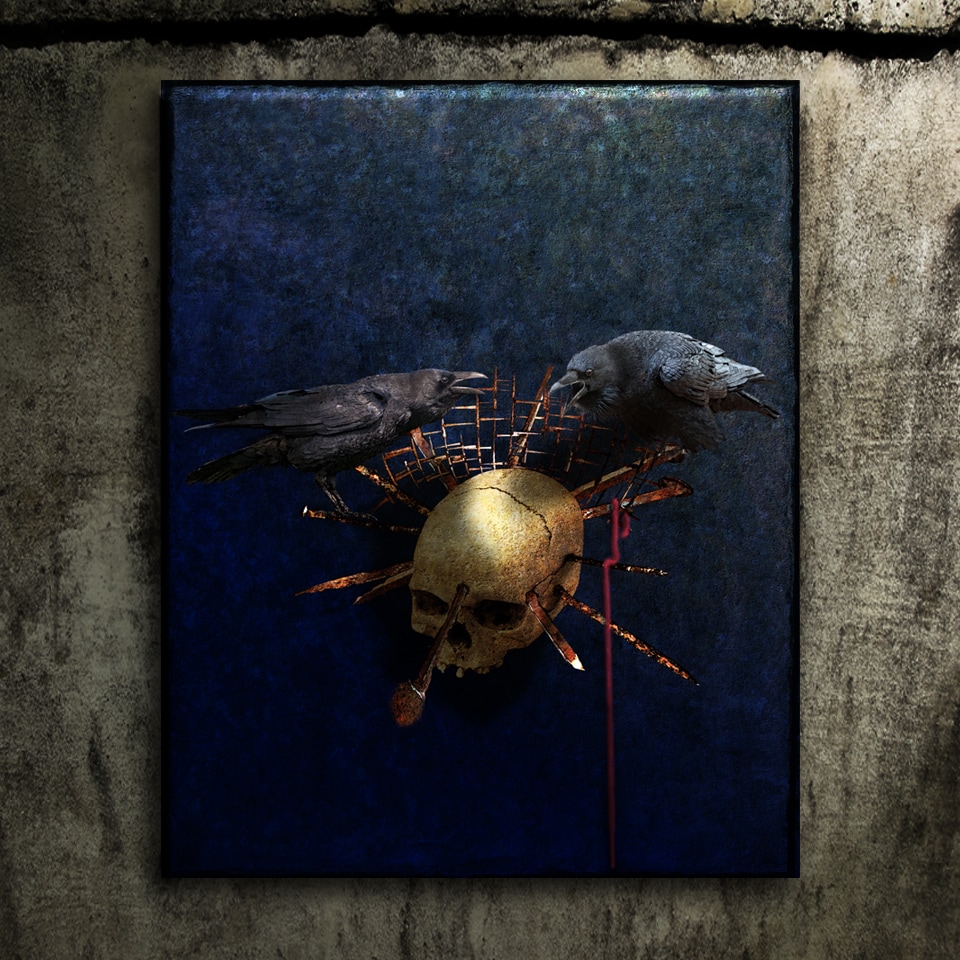 Huginn and Muninn Odin's ravens. Markus A. Walter digital art